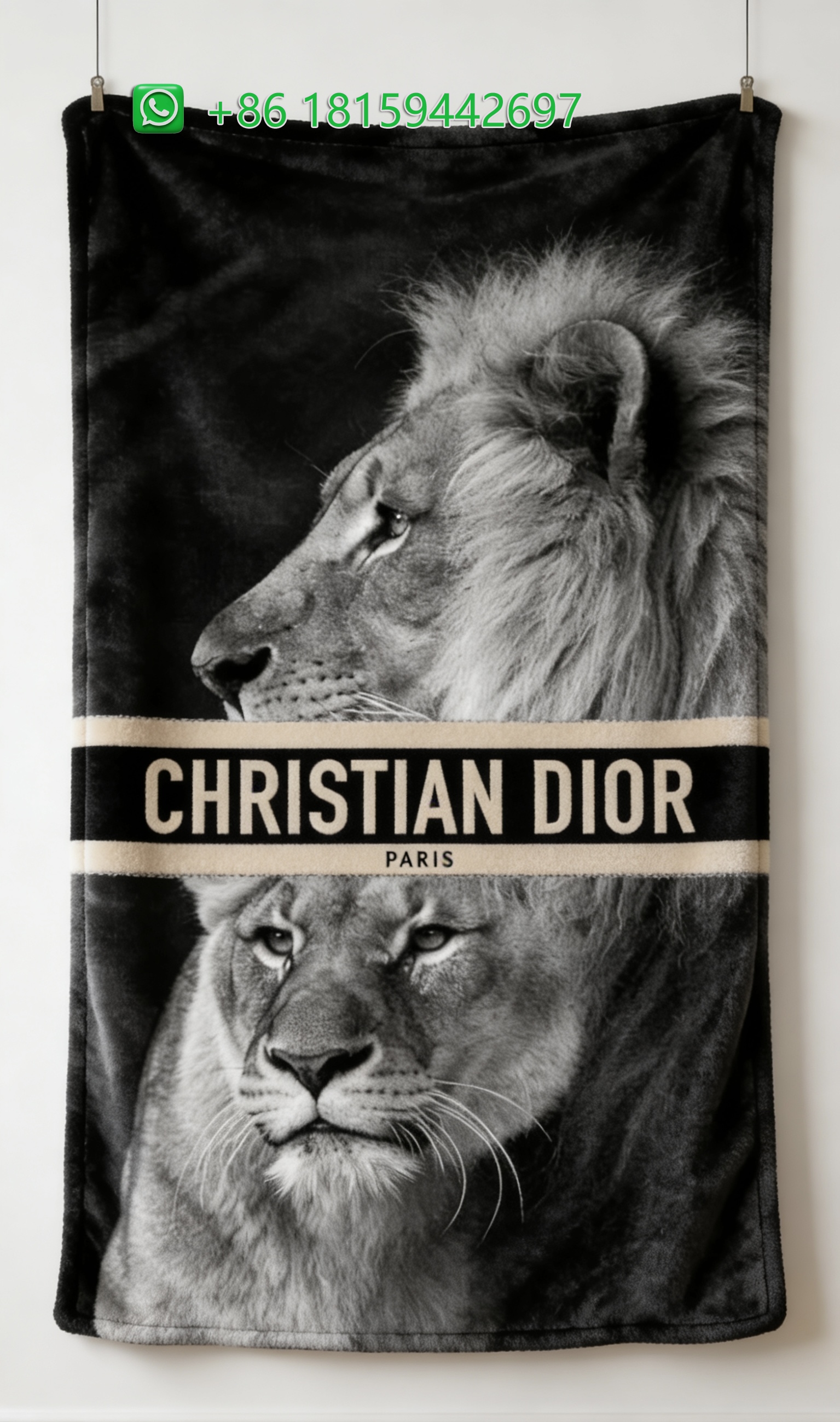Dior Throw Blankets